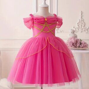 Princess Aurora Sleeping Beauty Dress Girls Halloween Costume